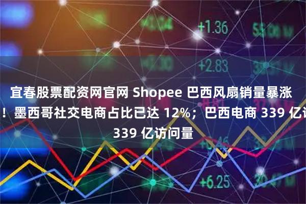 宜春股票配资网官网 Shopee 巴西风扇销量暴涨 127%！墨西哥社交电商占比已达 12%；巴西电商 339 亿访问量